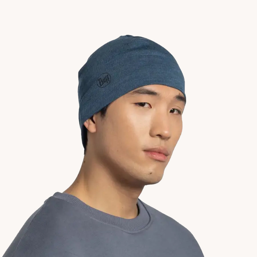 Buff Merino Midweight Beanie Melange
