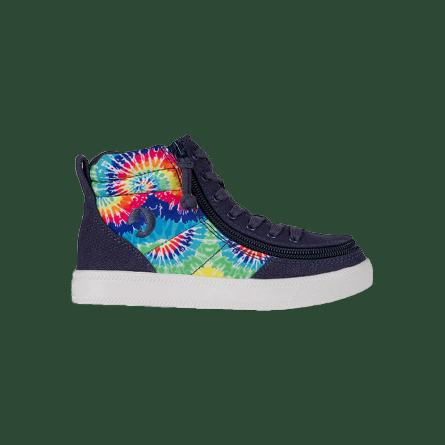 Kids' Navy Tie Dye BILLY Street High Tops