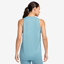 Load image into Gallery viewer, Women&#39;s Nike Dri Fit Top (Denim Turquoise/White)