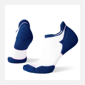 Women's Run Targeted Cushion Low Ankle Socks (White)