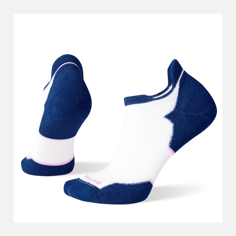 Women's Run Targeted Cushion Low Ankle Socks (White)