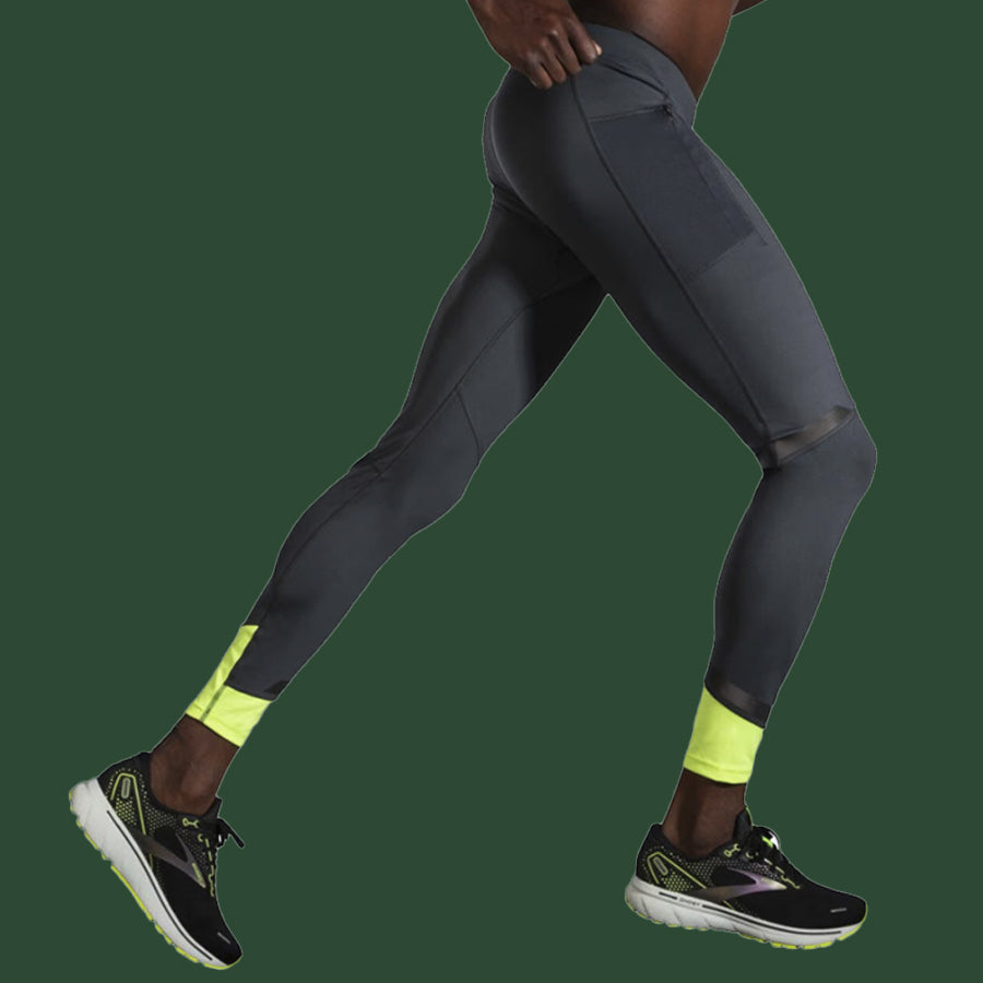 Men's Run Visible Thermal Tight (Asphalt/Nightlife)