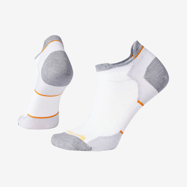 Women's Run Zero Cushion Low Ankle Socks (White)