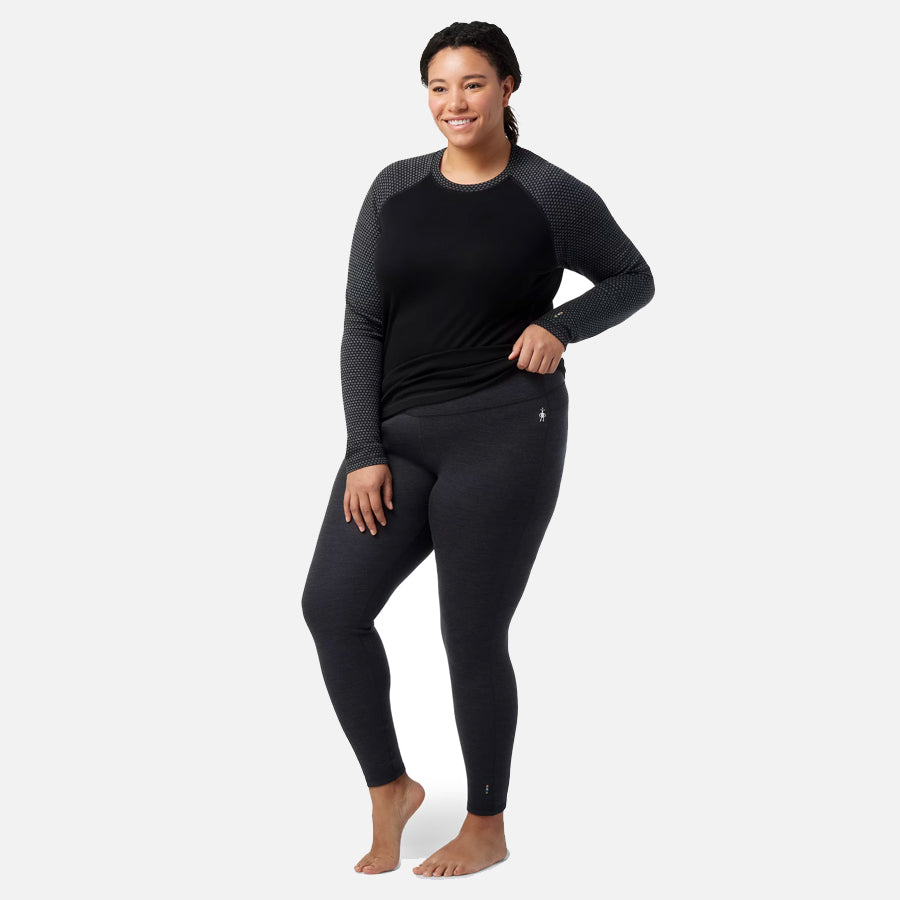 Women's Classic Thermal Merino Base Layer Bottom Plus (Charcoal Heather)