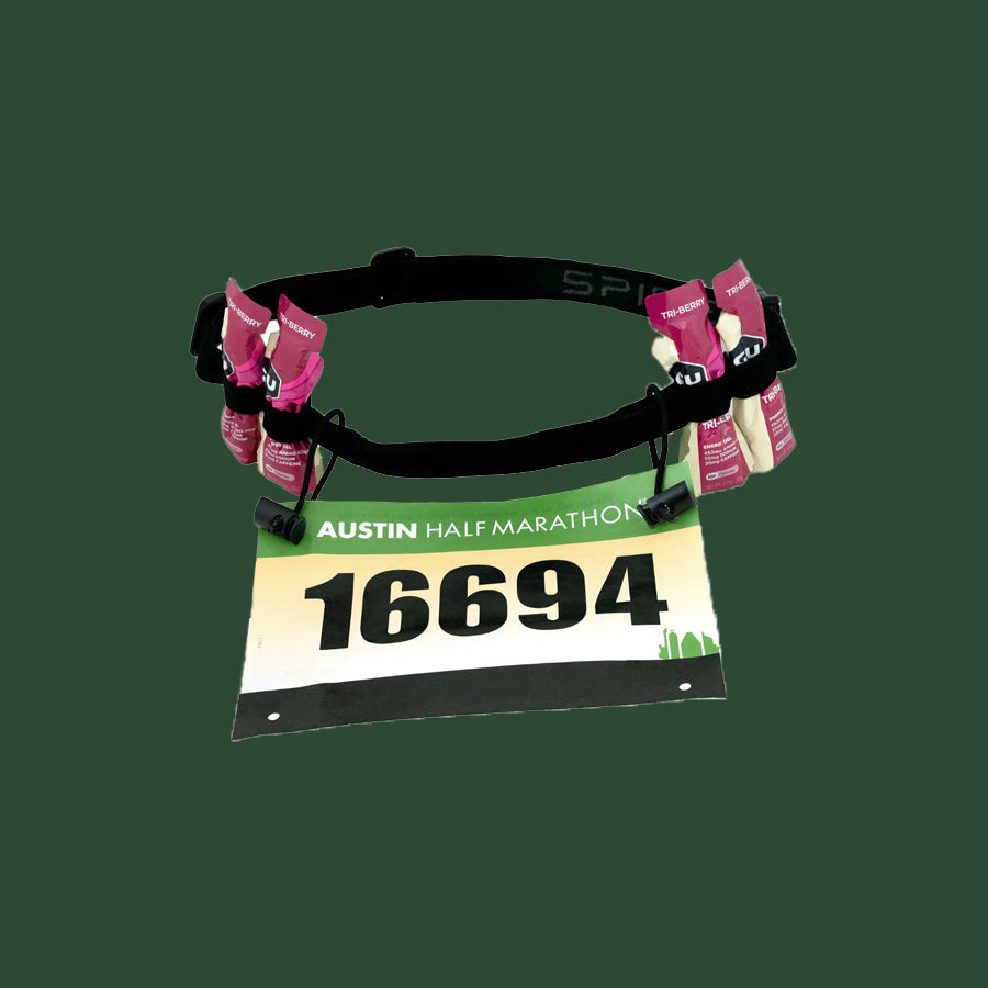 Adult SPI Belt Race Number with Energy Gel Loops