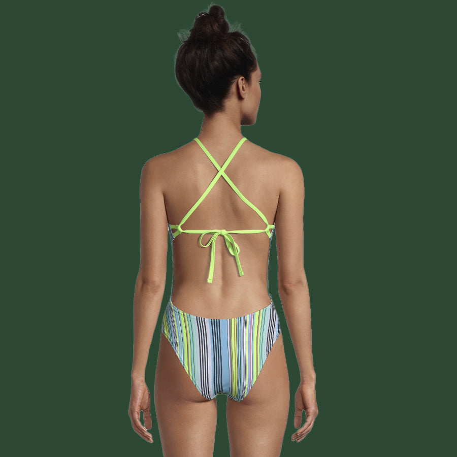 Women's Speedo Printed Tie Back One Piece