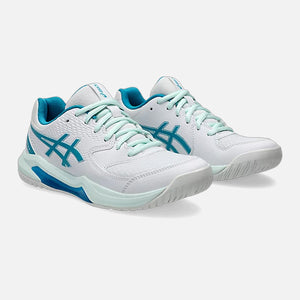 Women's Gel-Dedicate 8 (White/Teal Blue)