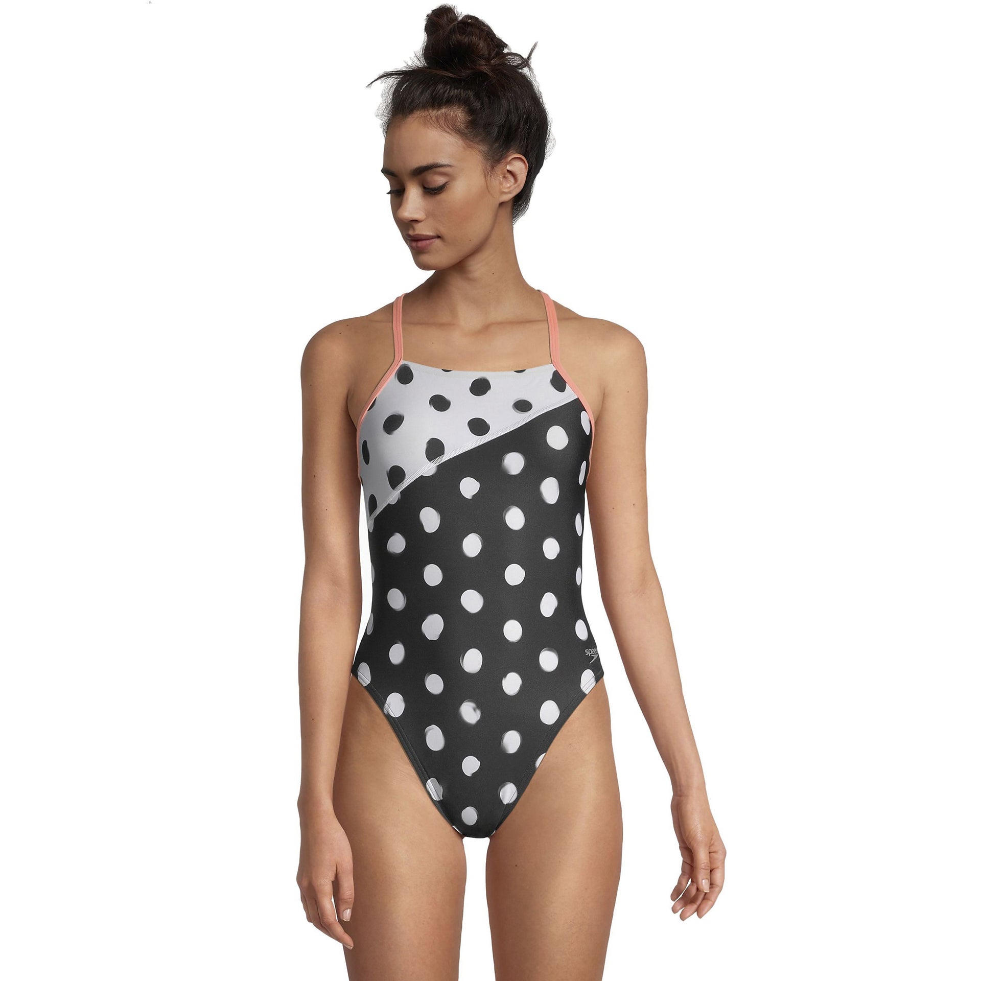 Women's Print Spliced One Piece