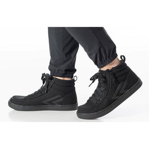 Men's Black to the Floor BILLY CS Sneaker High Tops (Wide)