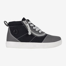 Load image into Gallery viewer, Kids&#39; Grey Colorblock BILLY D|R Short Wrap High Tops (X-Wide)