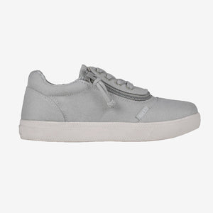 Kid's Short Wrap Low Tops Extra Wide (Grey)