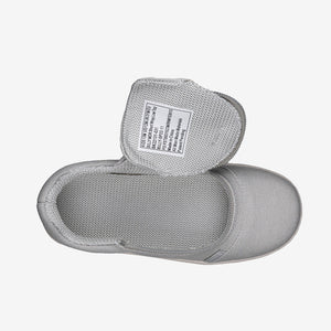 Kid's Short Wrap Low Tops Extra Wide (Grey)