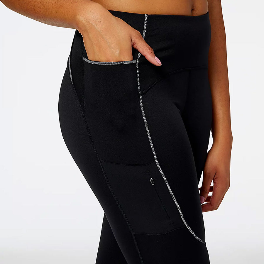New Balance Women's Q Speed Fuel Tight - Black - ShopStyle Activewear Pants