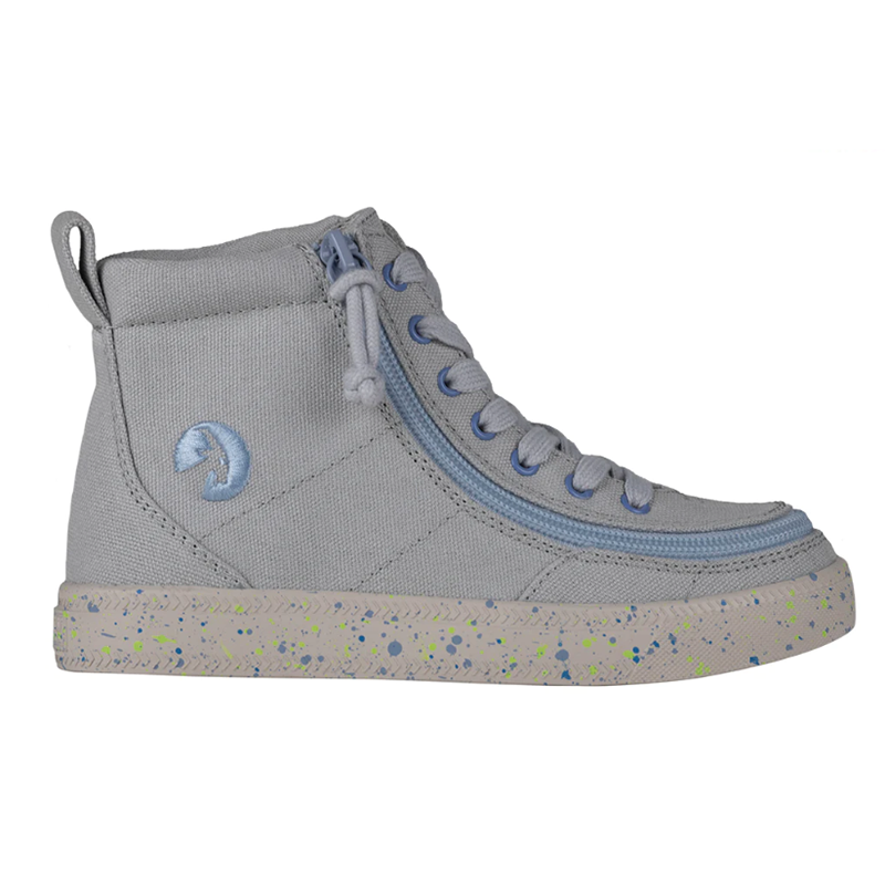 Kid's Classic Lace High (Grey/Blue Speckle)